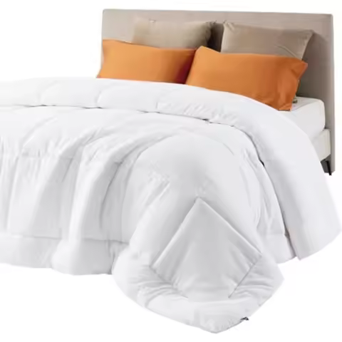Comforter Duvet Insert - Quilted Comforters Size, All Season Duvet, GentleSoft Down Alternative Bedd