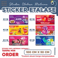 Sticker Etalase Bawah Konter Meteran Model Provider -Oneklik.1