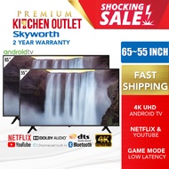 Skyworth 4K UHD Android TV 65" 65SUC6500 | 55" 55SUC6500 | 70 Inch 4K UHD Google TV 70SUE7600 | DTS 