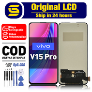 LCD Vivo v15 pro Original Fungsi Sidik Jari Fullset Glass TouchScreen Digitizer