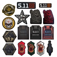 3D Tactical Vest CrossFit 511 Sport Army PVC Velcro Patches Military Armband Waterproof Backpack Sti