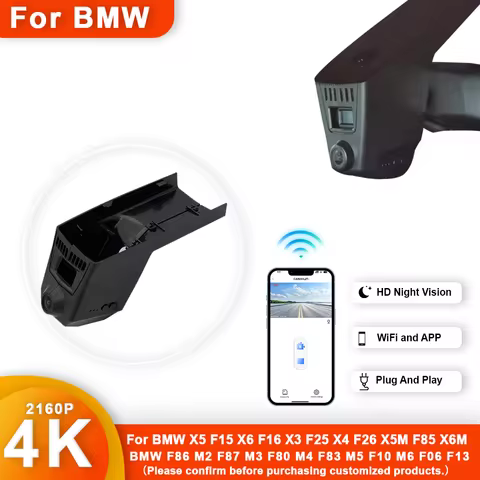 Customized 4K HD DashCam For BMW X5 F15 X6 F16 X3 F25 X4 F26 X5M F85 X6M F86 m2 f87 m3 f80 m4 f83 m5