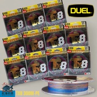 Zhongli Red Sea Fishing Tackle [DUEL] Tx8 300m 8 Strands-5 Colors PE Line Boat Shore Casting Field R