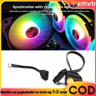 Argb Splitter Extension Cable 5V 3 Pin Led For Argb Fan Led Strips