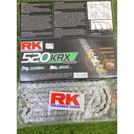 RK 520 X-RING CHAIN / RK 520 KRX CHAIN 120L /RK RX-RING CHAIN TOURING SUPER BIKE CHAIN/HGK LEE TRADI