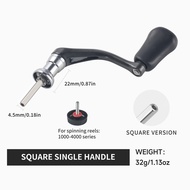 Haut Ton | HAUT TON Carbon Fiber Single & Double Replacement Reel Handle Lightweight Accessory Durab
