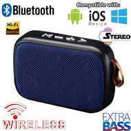 ลำโพงบลูทูธ G2 ลำโพงไร้สายกลางแจ้งแบบพกพา ซับวูฟเฟอร์เบสสเตอริโอ 9D เครื่องเล่นเพลง ลำโพงผ้าสร้างสรรค์ รองรับ USB การ์ด microSD Bluetooth Speaker Portable Outdoor Wireless Speaker 9D Stereo Bass Subwoofer Music Player Creative Fabric Speaker Support USB m