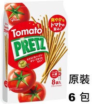 固力果 - F8302_6 家庭裝PRETZ蕃茄百力滋 8 袋入餅乾條 x (原裝 6 包)