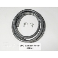 ♞,♘LPG STAR FUJI HOSE - Japan made flexible stainless hose/heavy duty stove hose.