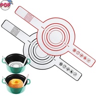 POP (HUND) 1Pc Silicone Baking Mat Long Handle Sling Non-Stick Bread Pad Dough Transfer Pad
