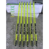 Dragon fruit 2-Piece Fishing Rod Yellow Versatile Fishing Rod Full size 1m8-3m