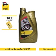 Eni i-Ride Racing Tec 10W60 Fully Synthetic Motorcycle Engine Oil (1L)