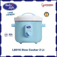 Baby Safe LB016 Slow Cooker Large 2L - Slow Cooker