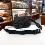 99%NEW二手DIOR 馬鞍包 黑色 SADDLE MESSENGER  BAG