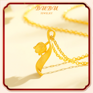 สร้อยคอจี้ลิลลี่แห่งหุบเขา (18k) น้ําหนัก 2.2 กรัม ทองคํา 99.99% ทองคําแท้ทั้งหมด เป็นผลิตภัณฑ์ใหม่ท