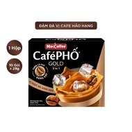 Cà phê sữa MacCoffee Café Phố Gold 3in1 290g hộp 10 gói .