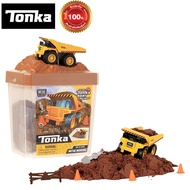 Tonka Metal Movers Dirt & Dig Playset ทอนก้า ชุดรถเหล็กบรรทุกและขุดดิน รถของเล่น รถจำลอง 06119