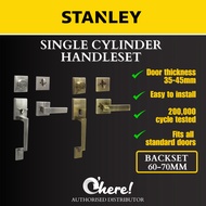 Stanley Single Cylinder Lever Entrance/ Main Door Entry Grip Handleset/ HDB lock / BTO lock