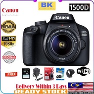 Canon EOS 1500D 24.1 Digital SLR Camera (Black)