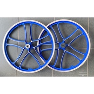 20" Alloy Sport Rim - basikal lajak /BMX/ Basikal Single Speed (1pair 5357） LsFm