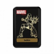 Belkin - BoostCharge 磁力無線行動充電器 5K+支架 (IronMan版, Marvel 系列)(送20W充電器)