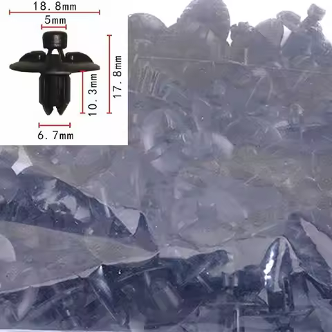 25x 50x 100x 500x Engine Cover Clip Plastic Trim Fasteners 53259-48010 for Lexus LS460 LS600h RX350 