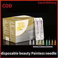 COD 30G4mm korea Beauty needle 50pcs 100pcs Disposable Needle 30G13mm Local sellers