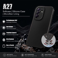 Softcase Macaroon Camera Protection For Samsung A27 - Softcase Samsung A27POLOS - Black Case A27POLO