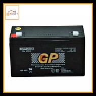 GP Back Up Battery 6V 12 AH PREMIUM Rechargeable Seal Lead Acid Battery - GPP6120 (6V 12AH SLA Batte