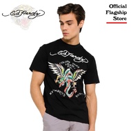 Men and women pure cotton Ed Hardy "Colors That Never Run" Printed Round Neck Tee Shirt 11