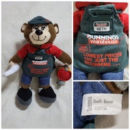 Authentic Bunnings Warehouse Collectable - Beth Bear Beanie Plush Soft Toy