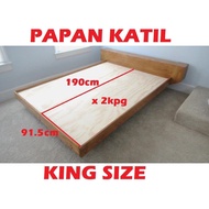 PAPAN KATIL QUEEN / KING size Plywood Bed Frame