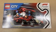 LEGO City 60443 F1 Pit Stop Ferrari Car Set