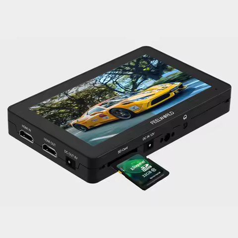 Inch FEELWORLD 5.5 Monitor FEELWORLD F6 PLUSX 5.5 Inch High Bright 1600nit Touch Screen DSLR Camera 