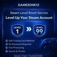 Steam Account Level UP Service Via Card