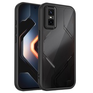 เคสสำหรับ Infinix GT 30 Pro GT30 Pro 30Pro GT30Pro 5G อะคริลิคสีดำด้านเคสมือถือกันกระแทกเคสกันกระแทก