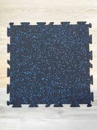 แผ่นยางจิ๊กซอ พื้นยางปูห้องออกกำลังกาย ขนาด 50cm x50cm หนา 6mm พื้นฟิตเนส ยิม มวย โยคะ แผ่นยางรองพื้