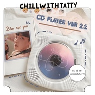 Máy nghe nhạc CD Player chính hãng Kecag version 2.2 bản sạc pin mới nhất Loa bluetooth CD Player Má