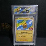 Pikachu batik custom slab egs 10 gem mint 155 original genuine