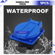 Waterproof Outdoor AC 220V 16A Socket | Waterproof Electrical Plug Box Panel Socket | Generator Sock
