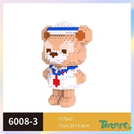 Bộ đồ chơi xếp hình Lego Duffy and Friends ngồi trên trăng phát sáng và nhiều họa tiết dễ thương khá
