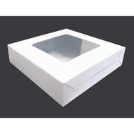 Window Talam Box 8x8x2.5" (White) 白色蛋糕盒8x8x2.5寸