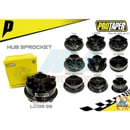 LC4S / LC5S / Y125 / SRL115 / Y100 PROTAPER HUB SPOCKET GLOSS BLACK SIAP BEARING