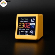 RD Smart Clock, with Full Screen Gif Animation WiFi Weather Forecast Station, Creative Plastic Lectr