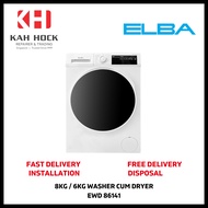 ELBA EWD 86141 VT 8KG / 6KG WASHER CUM DRYER - 2 YEARS MANUFACTURER WARRANTY + FREE DELIVERY