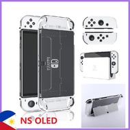 Switch Protect Case Transparent Protective Case for Nintendo Switch OLED Flip Shell