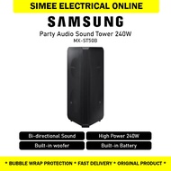 Samsung Sound Tower ST50B / IPX5 / Bluetooth / Karaoke Mode / Party Lights+ | MX-ST50B/XM