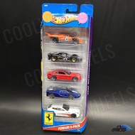 Hot Wheels 2013 HW Showroom Ferrari 5-Pack with Ferrari P4 / Ferrari FXX / Ferrari FF (Box have mino