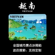 【Shipment within 24 hours‌】 Magnet Peti Sejuk Vietnam Tarikan Pelancongan Ha Long Bay Da Nang Pantai