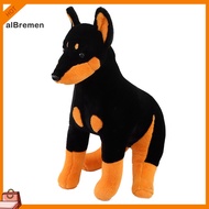 (New) Pp Cotton Stuffed Dog Cozy Dog Toy Sitting Doberman Pinscher Plush Toy – Soft Fluffy Stuffed D